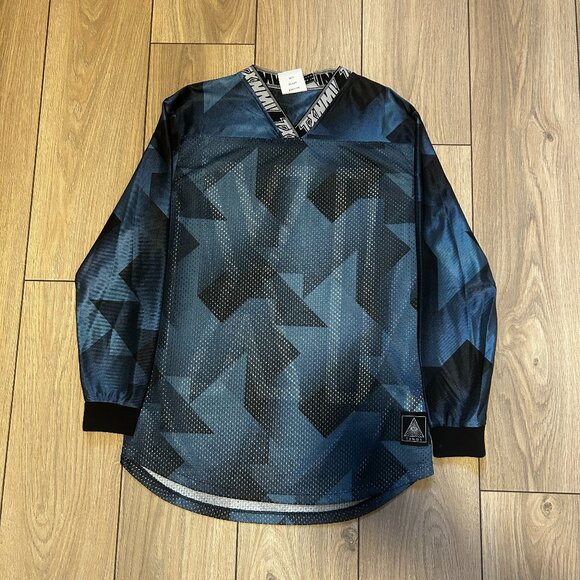 Topman Mesh Jersey Long-Sleeve Shirt - Picture 1 of 2